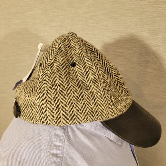 NWT Vintage Polo Tweed Baseball Cap - Picture 3 of 5